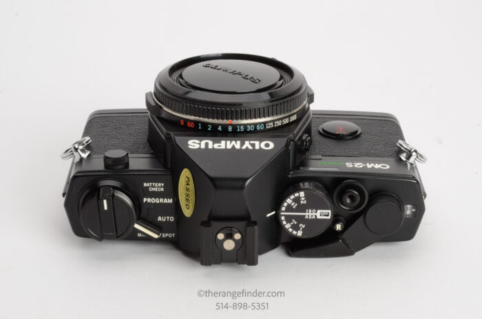 Olympus OM-2S Program Black 35mm Film Camera Body - Image 6