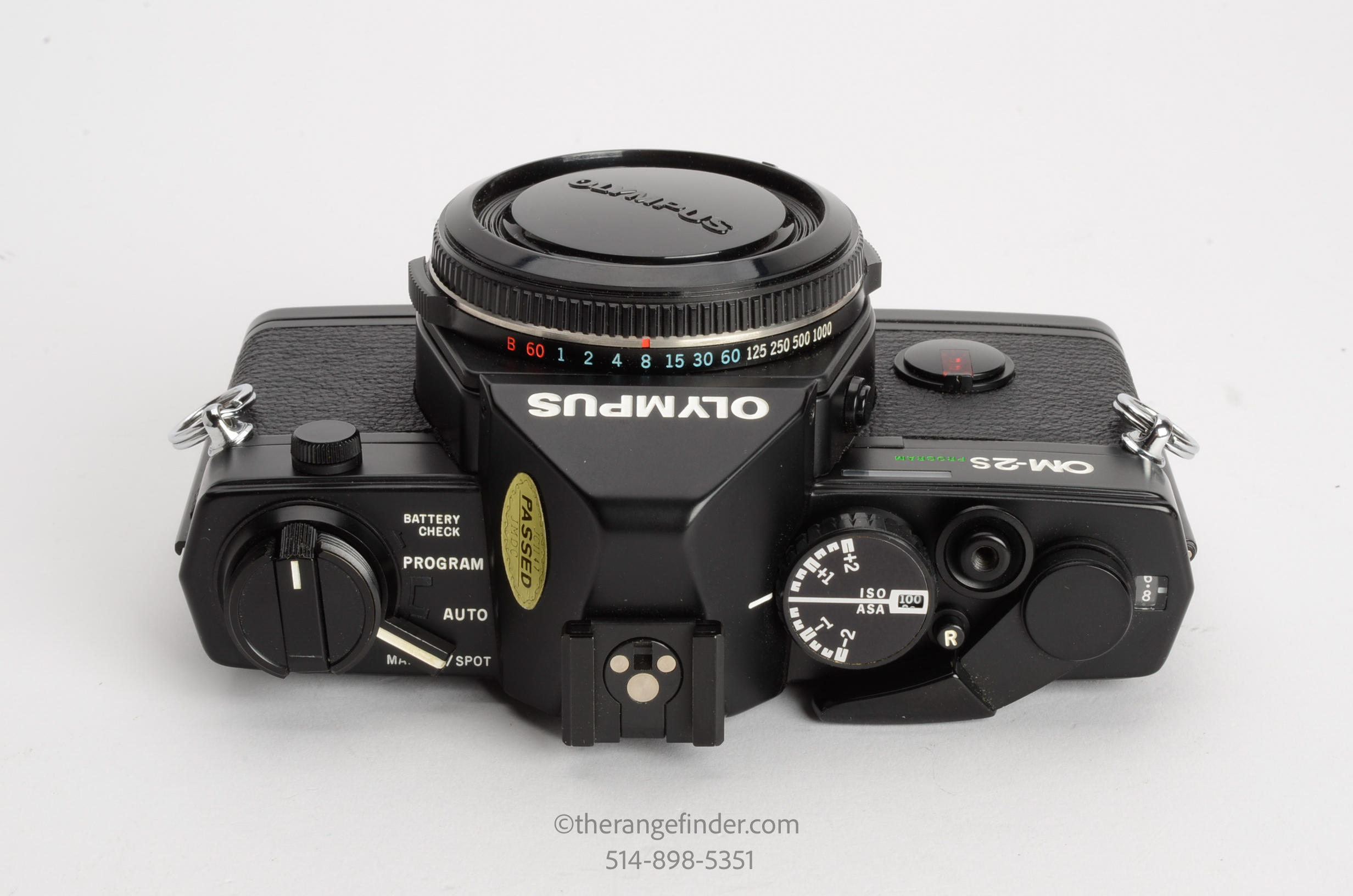 Olympus OM-2S Program Black 35mm Film Camera Body - Image 6