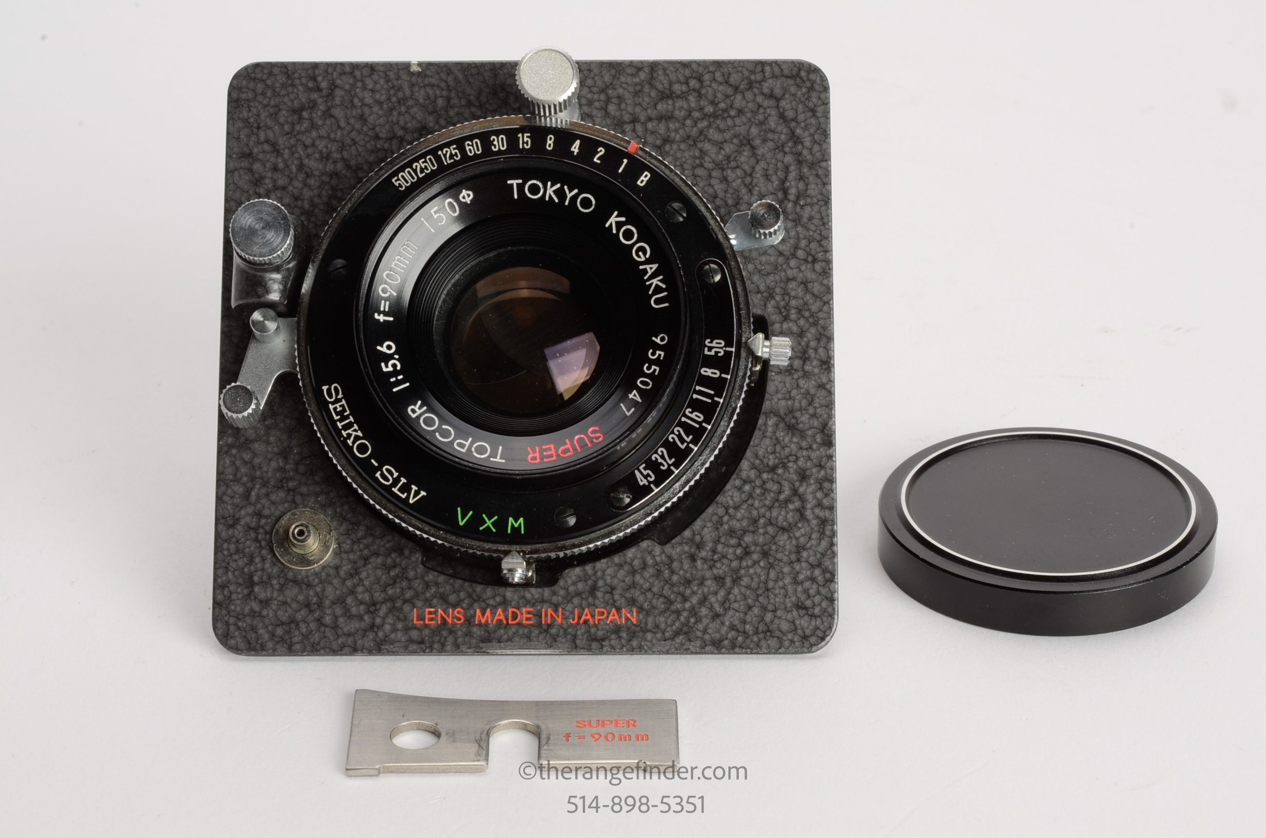 Horseman 90mm f5.6 Super Topcor View Camera Lens w/cam CLA'd