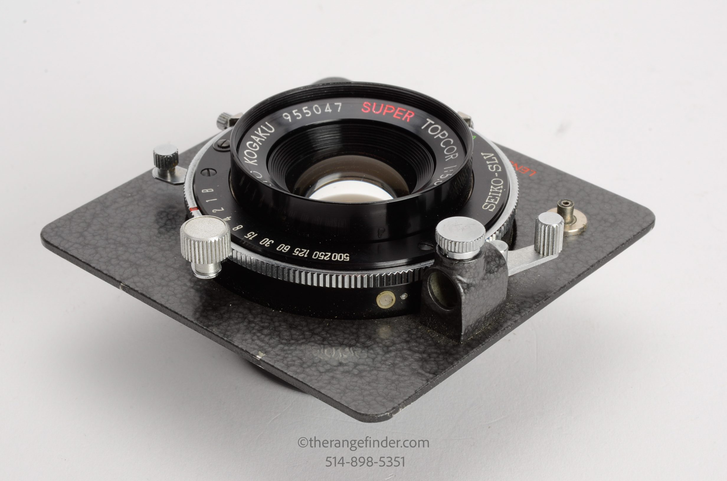 Horseman 90mm f5.6 Super Topcor View Camera Lens w/cam CLA'd - Image 3