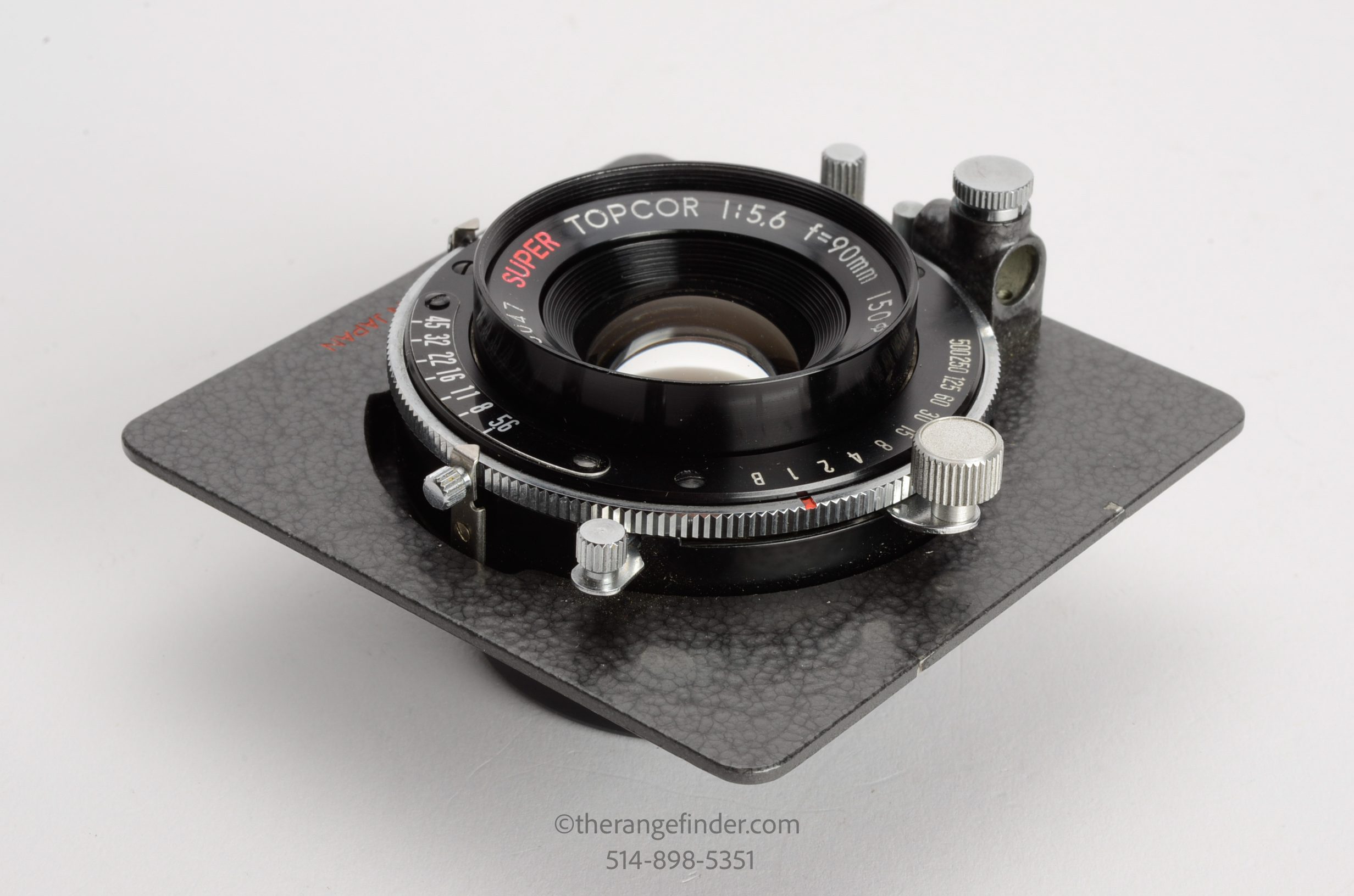 Horseman 90mm f5.6 Super Topcor View Camera Lens w/cam CLA'd - Image 4