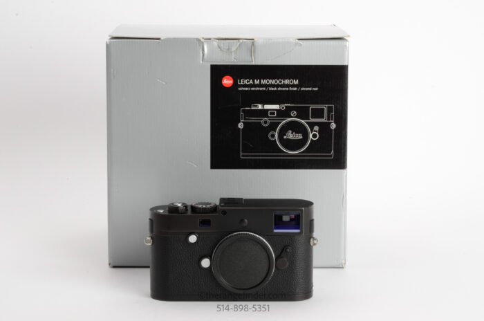 Leica M Monochrom Typ 246 (10930) Black Chrome Digital Rangefinder Camera Body