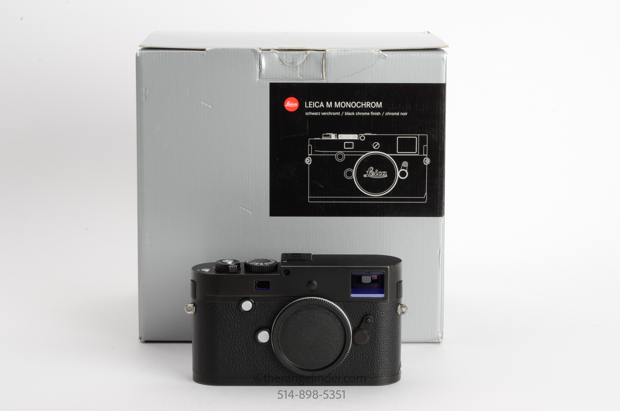 Leica M Monochrom Typ 246 (10930) Black Chrome Digital Rangefinder Camera Body