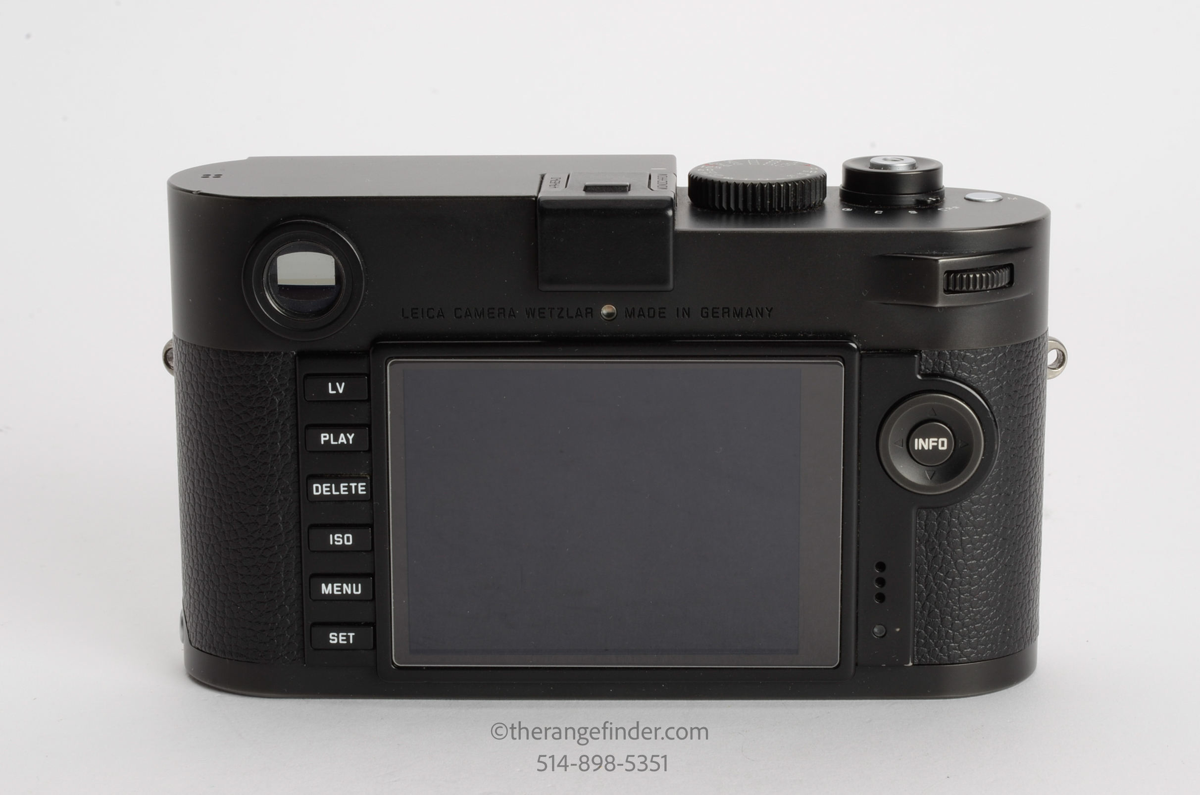 Leica M Monochrom Typ 246 (10930) Black Chrome Digital Rangefinder Camera Body - Image 4