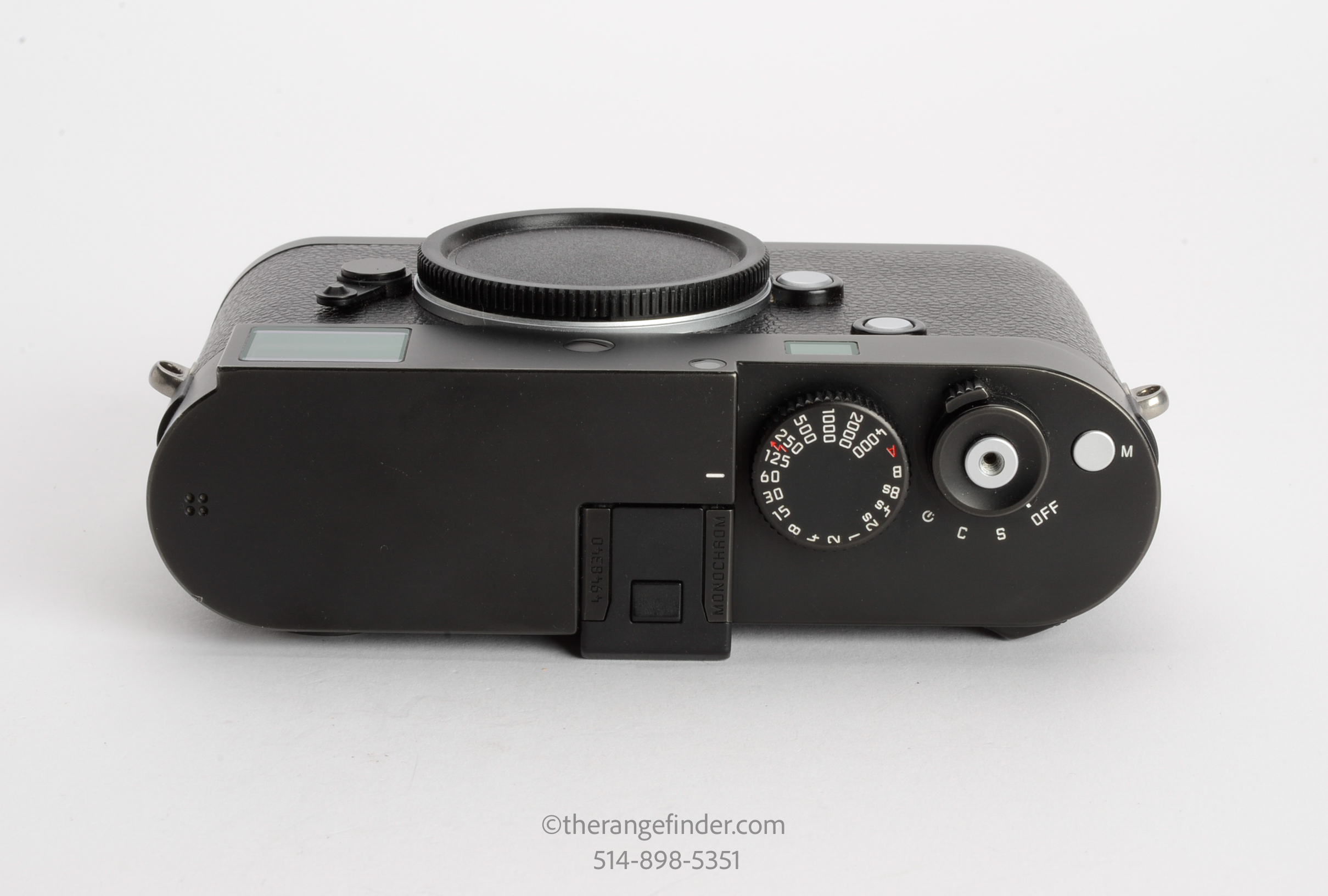 Leica M Monochrom Typ 246 (10930) Black Chrome Digital Rangefinder Camera Body - Image 6