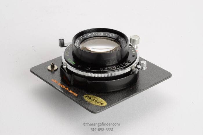 Tokyo Kogaku 150mm f5.6 Super Horseman Lens in Seiko-SLV with CAM - Image 3