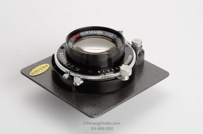 Tokyo Kogaku 150mm f5.6 Super Horseman Lens in Seiko-SLV with CAM - Image 4