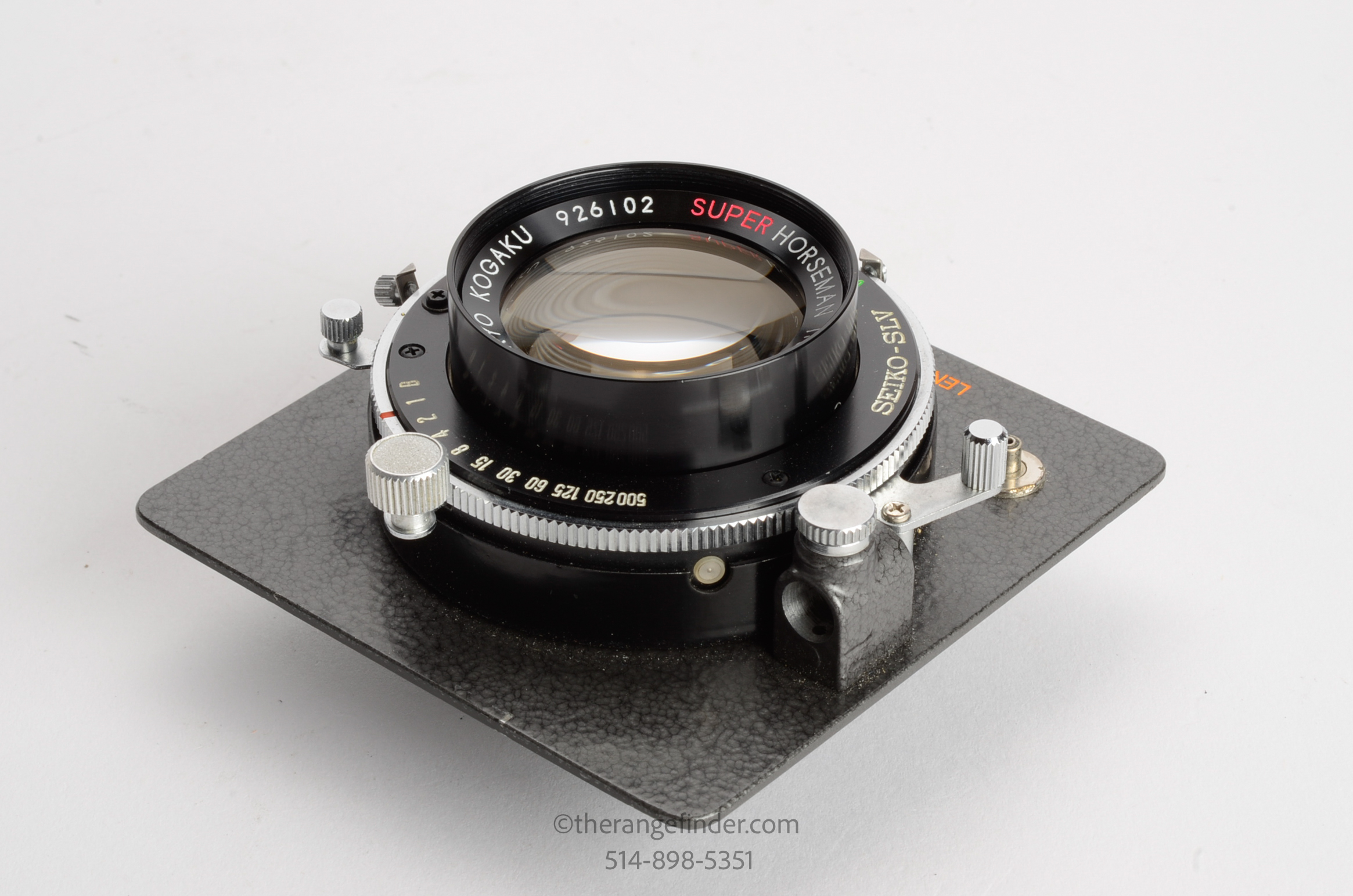 Tokyo Kogaku 150mm f5.6 Super Horseman Lens in Seiko-SLV with CAM - Image 5