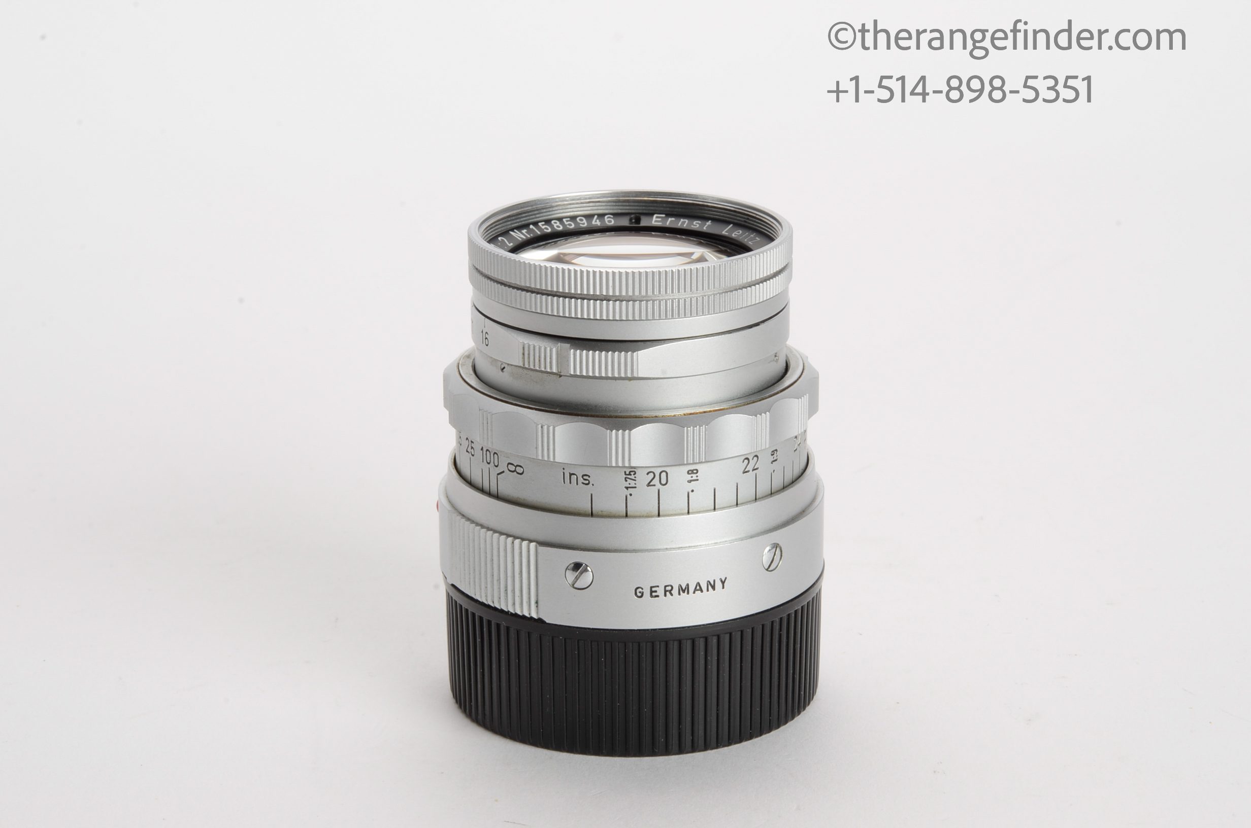 Leica 50mm f2 Dual Range Summicron-M Lens w/Goggles (SOMNI) 11918 Lens - Image 5