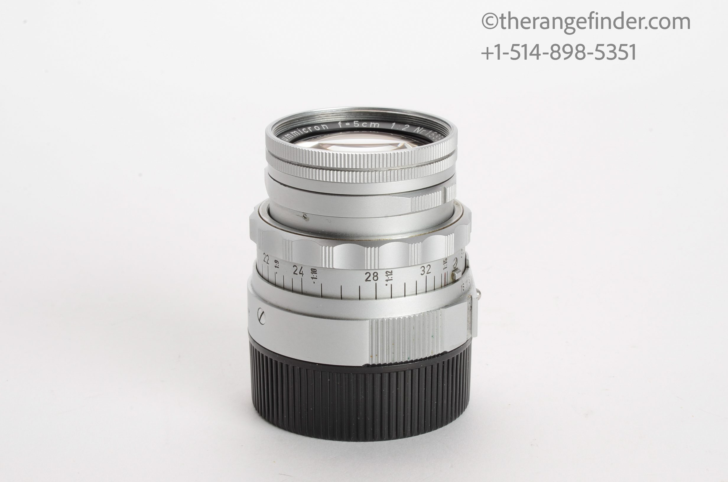 Leica 50mm f2 Dual Range Summicron-M Lens w/Goggles (SOMNI) 11918 Lens - Image 6