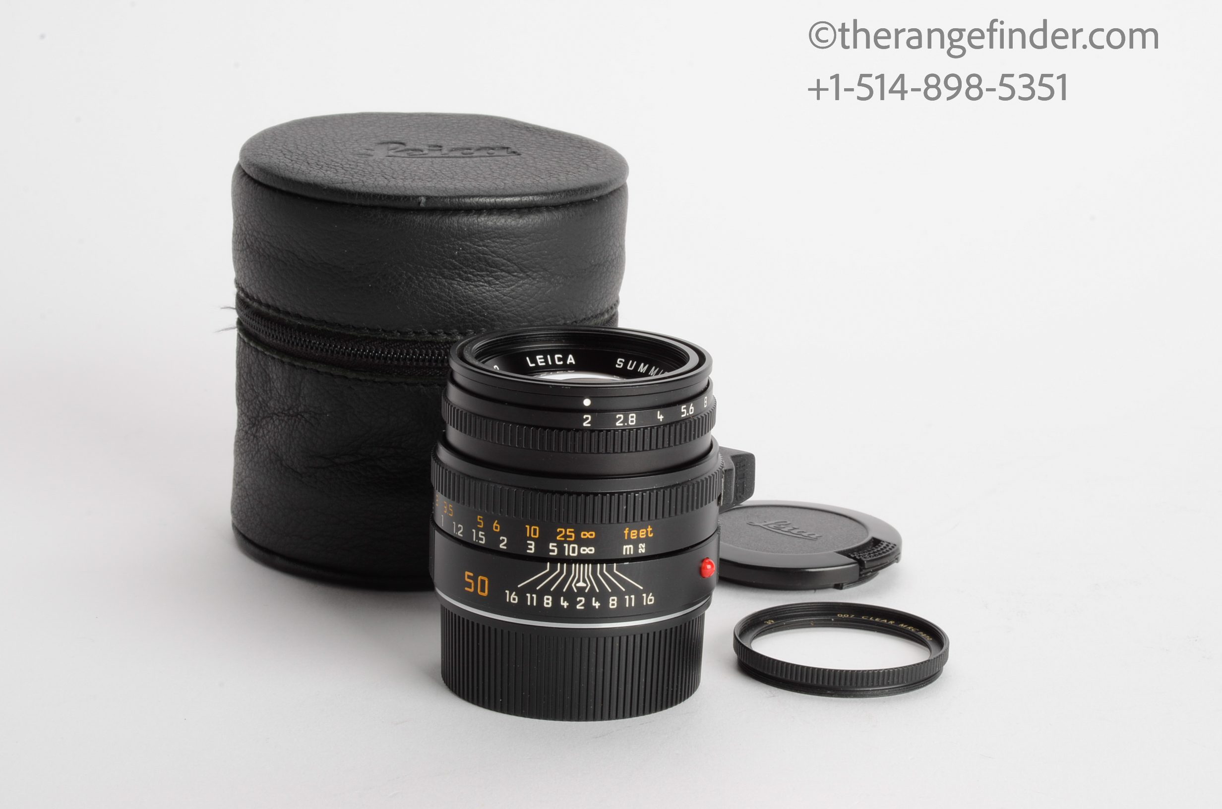 Leica 50mm f2 Summicron-M v.5 6-bit coded Lens 11826