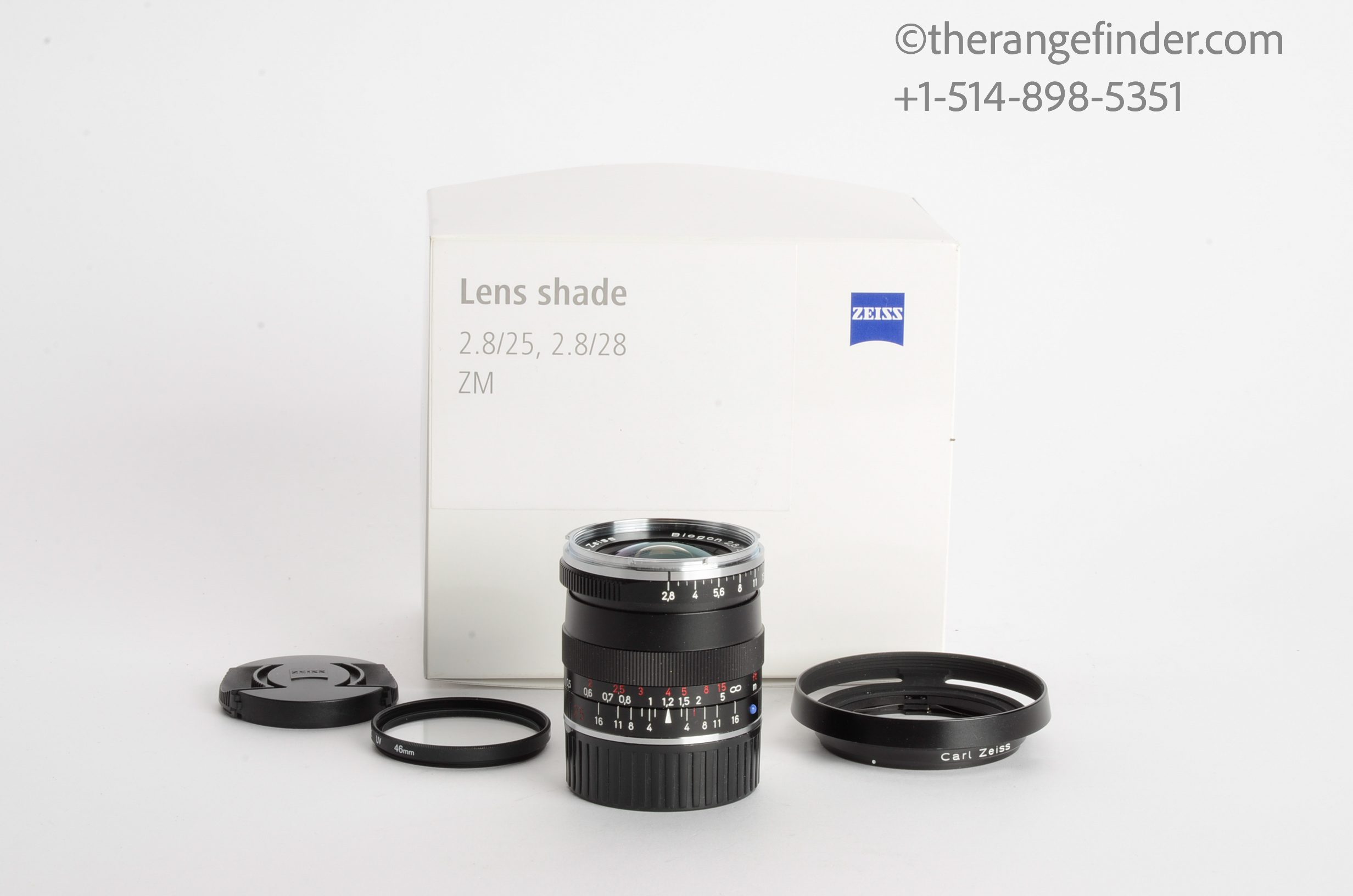 Zeiss ZM 25mm f2.8 Biogon T* Lens