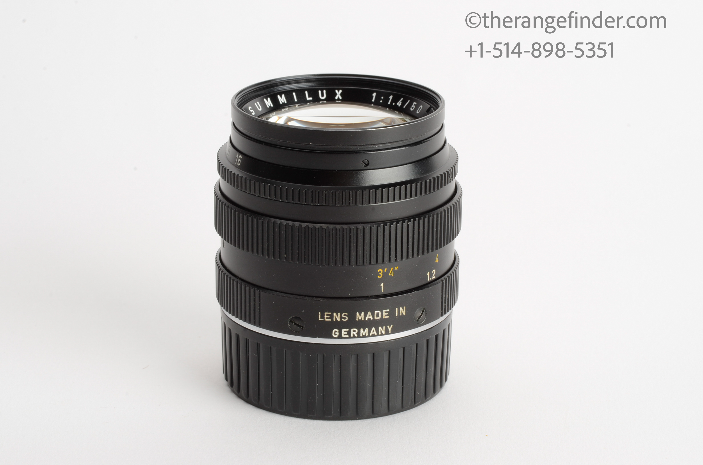 Leica 50mm f1.4 Summilux-M Black 11114 Ver.II Lens - Image 5