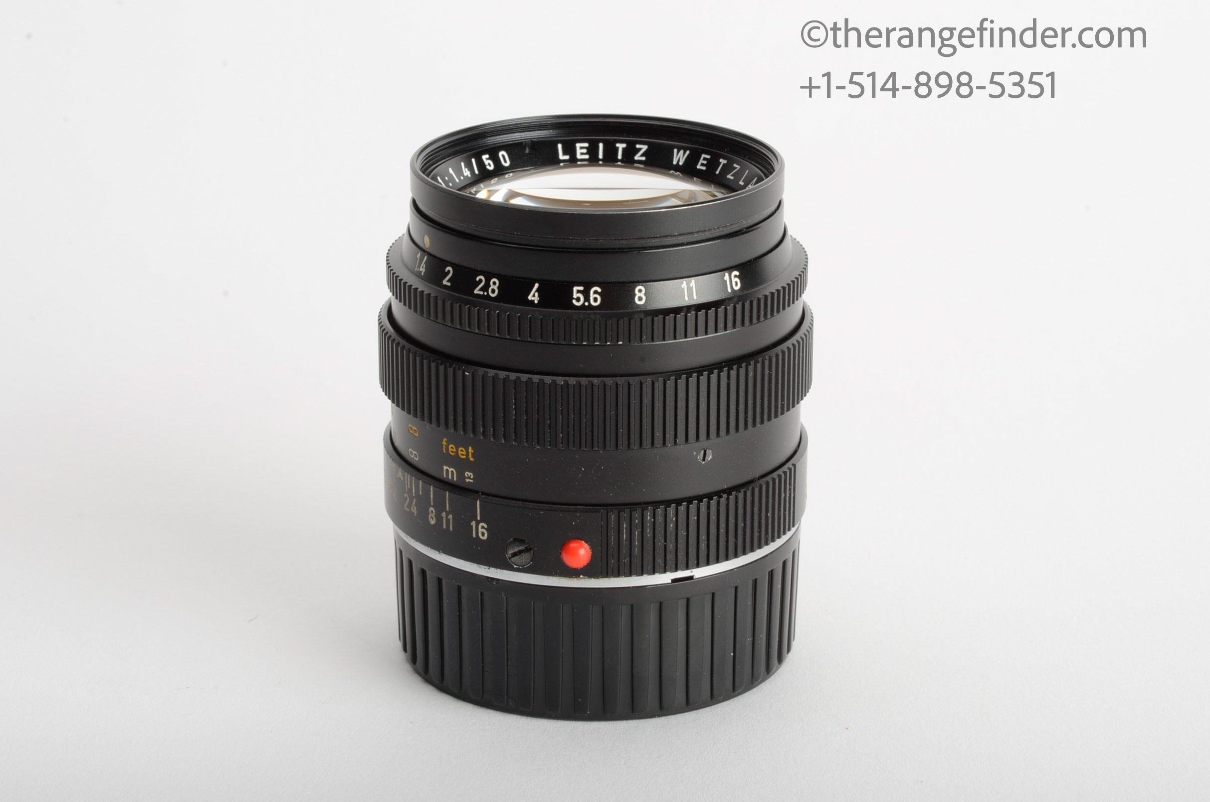 Leica 50mm f1.4 Summilux-M Black 11114 Ver.II Lens - Image 6