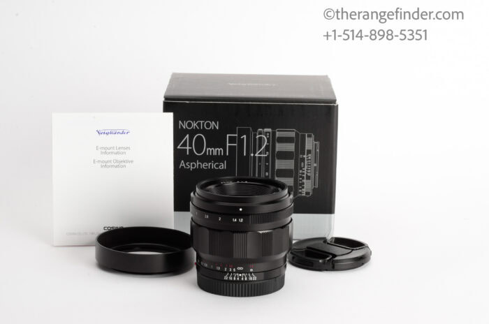 Voigtlander 40mm f1.2 NOKTON Aspherical Lens in Sony E-Mount