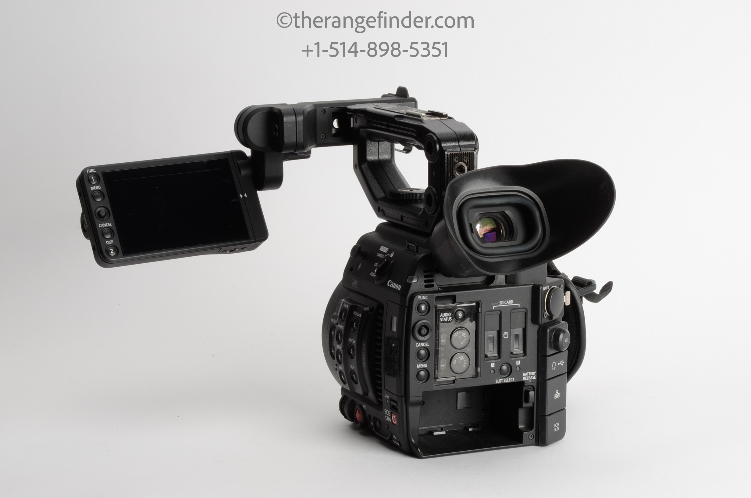 Canon C200 Cinema Camera Bundle w/4" Monitor (EF Mount) - Image 2