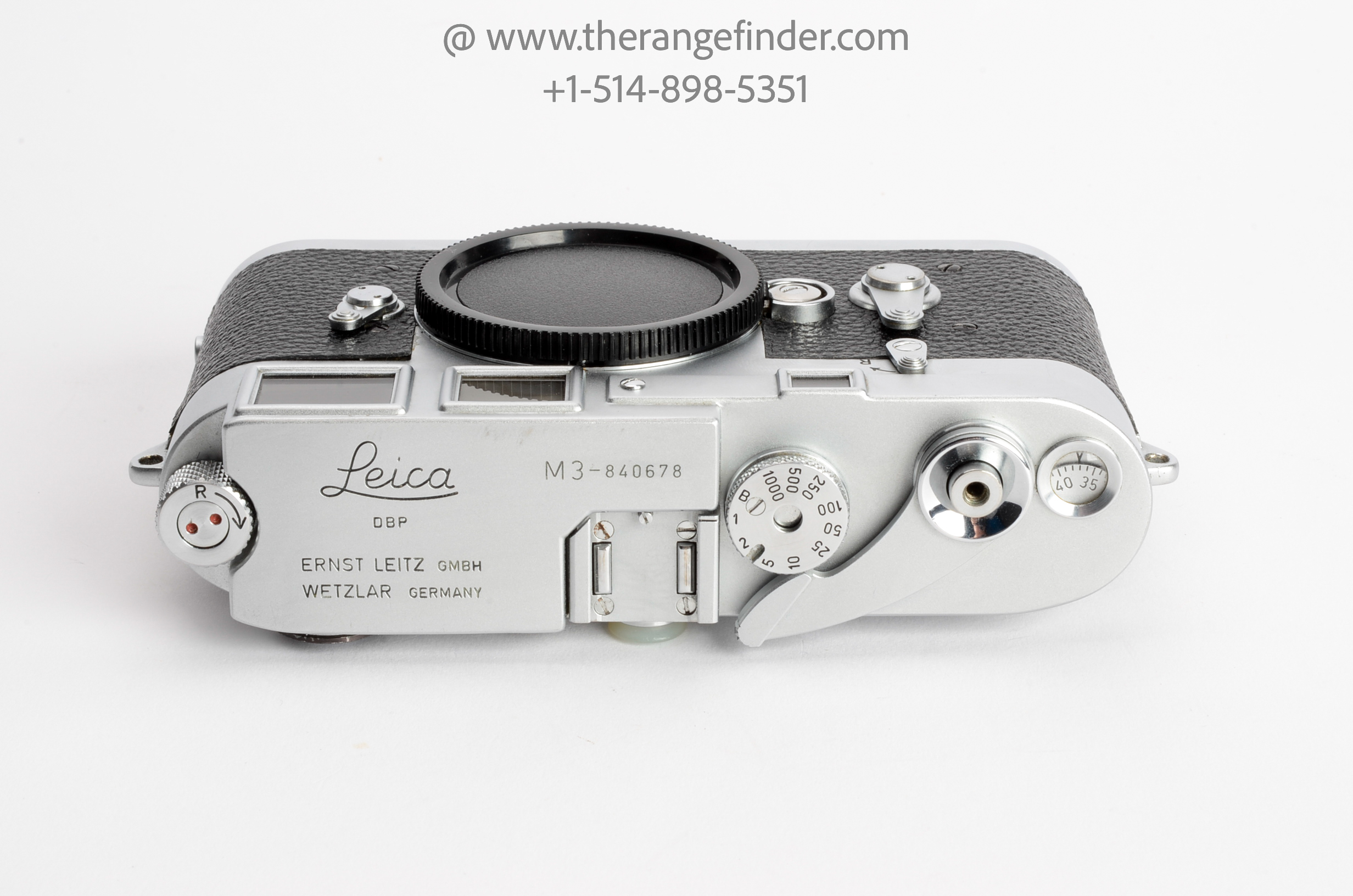 Leica M3 Double Stroke 35mm Rangefinder Camera Body - Image 4