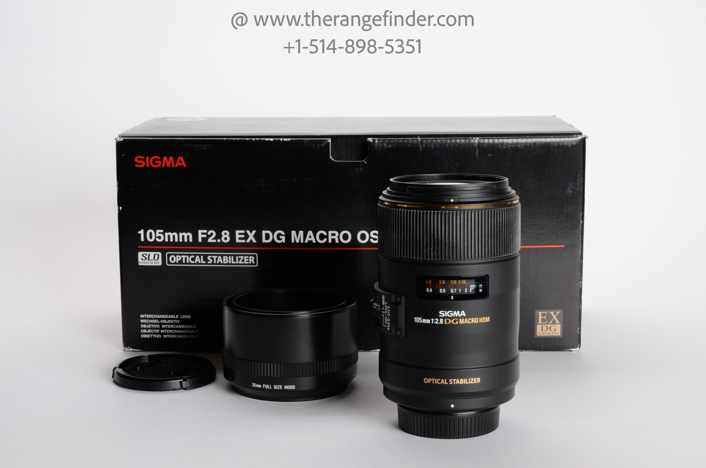 Sigma EX 105mm f2.8 DG Macro OS HSM Lens (Nikon)